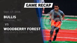 Recap: Bullis  vs. Woodberry Forest  2016