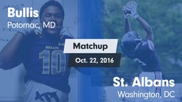 Matchup: Bullis vs. St. Albans  2016