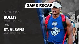Recap: Bullis  vs. St. Albans  2016