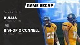 Recap: Bullis  vs. Bishop O'Connell  2016