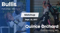 Matchup: Bullis vs. Quince Orchard  2017