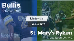 Matchup: Bullis vs. St. Mary's Ryken  2017