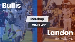 Matchup: Bullis vs. Landon  2017