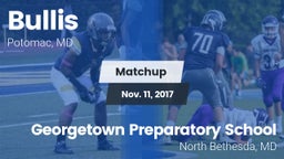 Matchup: Bullis vs. Georgetown Preparatory School 2017