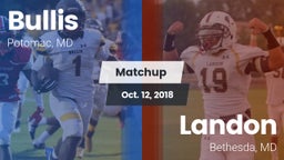 Matchup: Bullis vs. Landon  2018