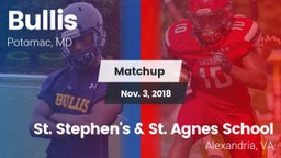 Matchup: Bullis vs. St. Stephen's & St. Agnes School 2018