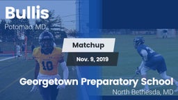 Matchup: Bullis vs. Georgetown Preparatory School 2019