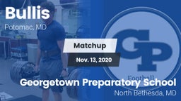 Matchup: Bullis vs. Georgetown Preparatory School 2020