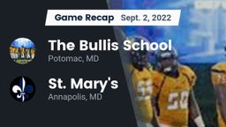 Recap: The Bullis School vs. St. Mary's  2022