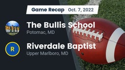 Recap: The Bullis School vs. Riverdale Baptist  2022