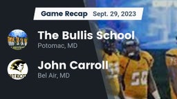 Recap: The Bullis School vs. John Carroll  2023