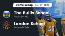 Recap: The Bullis School vs. Landon School 2023