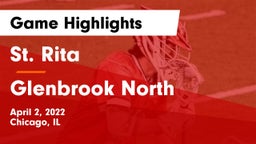 St. Rita  vs Glenbrook North  Game Highlights - April 2, 2022
