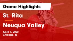 St. Rita  vs Neuqua Valley  Game Highlights - April 7, 2022
