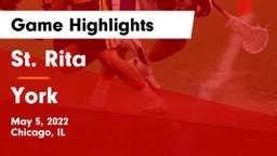 St. Rita  vs York  Game Highlights - May 5, 2022