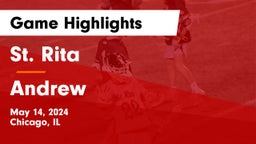 St. Rita  vs Andrew  Game Highlights - May 14, 2024