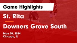St. Rita  vs Downers Grove South  Game Highlights - May 20, 2024