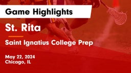 St. Rita  vs Saint Ignatius College Prep Game Highlights - May 22, 2024