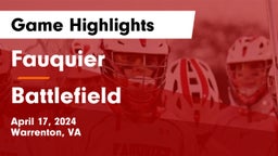 Fauquier  vs Battlefield  Game Highlights - April 17, 2024