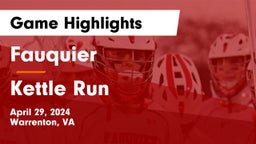 Fauquier  vs Kettle Run  Game Highlights - April 29, 2024