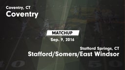 Matchup: Coventry vs. Stafford/Somers/East Windsor  2016