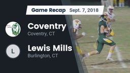 Recap: Coventry  vs. Lewis Mills  2018