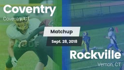 Matchup: Coventry vs. Rockville  2018