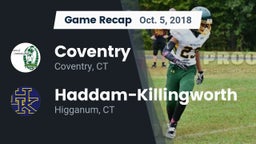 Recap: Coventry  vs. Haddam-Killingworth  2018