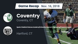 Recap: Coventry  vs. Sports & Medical Sciences Academy/University Science & Engineering/Classical Magnet 2018