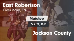 Matchup: East Robertson vs. Jackson County  2016
