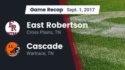 Recap: East Robertson  vs. Cascade  2017