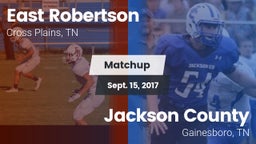 Matchup: East Robertson vs. Jackson County  2017