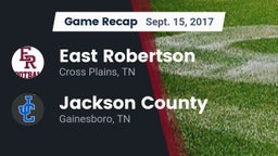 Recap: East Robertson  vs. Jackson County  2017