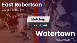 Matchup: East Robertson vs. Watertown  2017