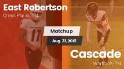 Matchup: East Robertson vs. Cascade  2018