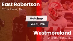 Matchup: East Robertson vs. Westmoreland  2018