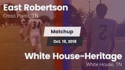 Matchup: East Robertson vs. White House-Heritage  2018