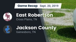 Recap: East Robertson  vs. Jackson County  2019