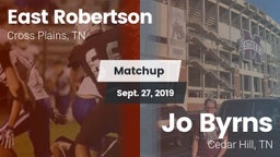 Matchup: East Robertson vs. Jo Byrns  2019