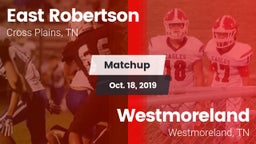 Matchup: East Robertson vs. Westmoreland  2019
