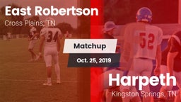 Matchup: East Robertson vs. Harpeth  2019