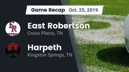 Recap: East Robertson  vs. Harpeth  2019