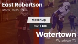 Matchup: East Robertson vs. Watertown  2019