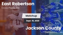 Matchup: East Robertson vs. Jackson County  2020