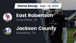 Recap: East Robertson  vs. Jackson County  2020