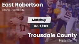 Matchup: East Robertson vs. Trousdale County  2020