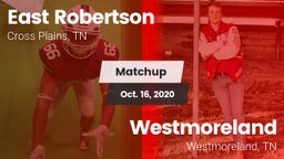 Matchup: East Robertson vs. Westmoreland  2020