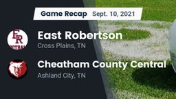 Recap: East Robertson  vs. Cheatham County Central  2021
