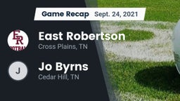 Recap: East Robertson  vs. Jo Byrns  2021
