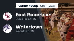 Recap: East Robertson  vs. Watertown  2021